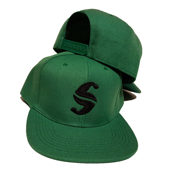 Classic Snap Back - Sweat Industry Apparel Green/Black Front