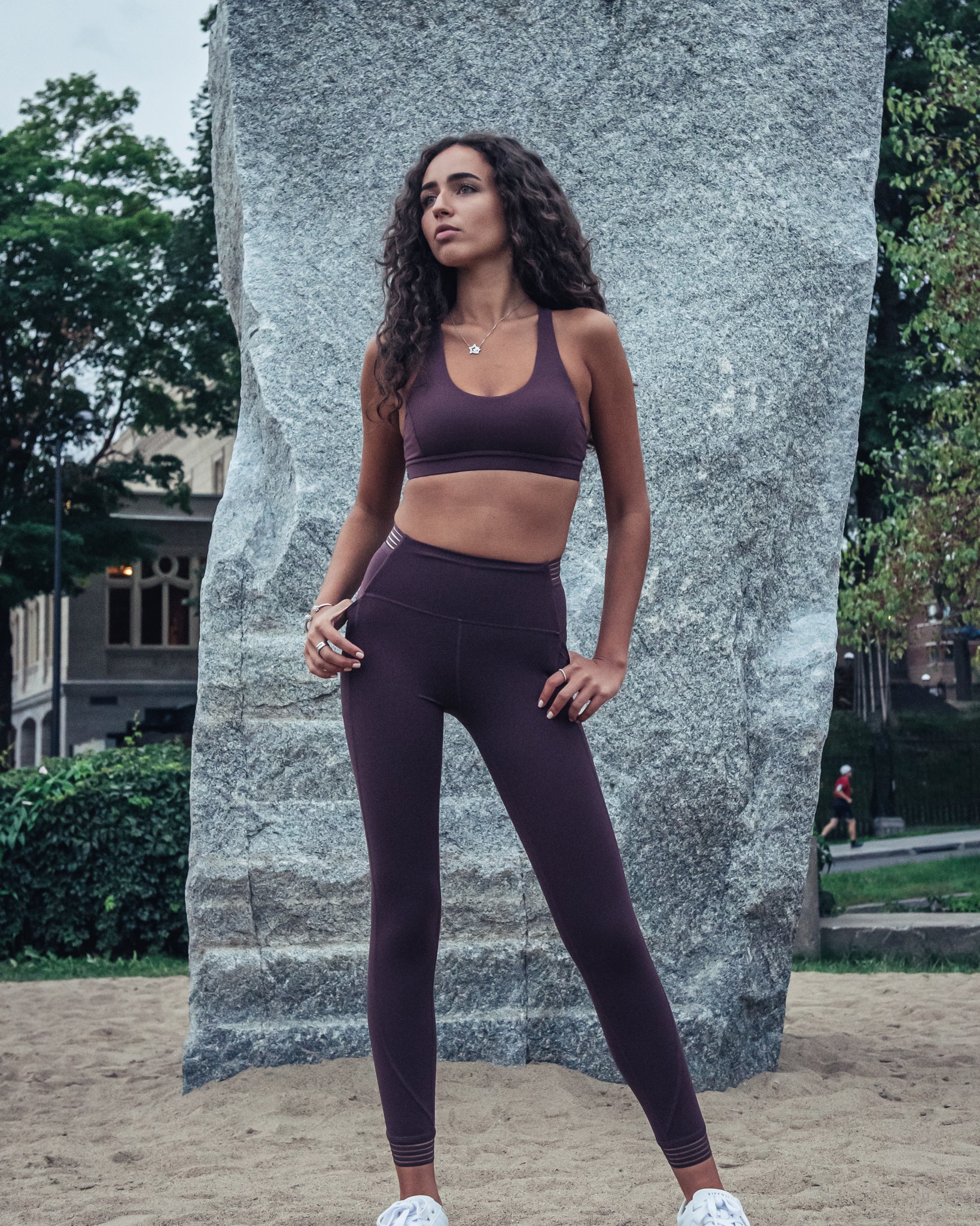 Astral Sports Bra and Joggers Set - Blue
