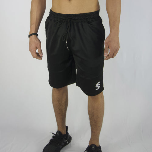 Cyclone Shorts - Sweat Industry Apparel Black Front