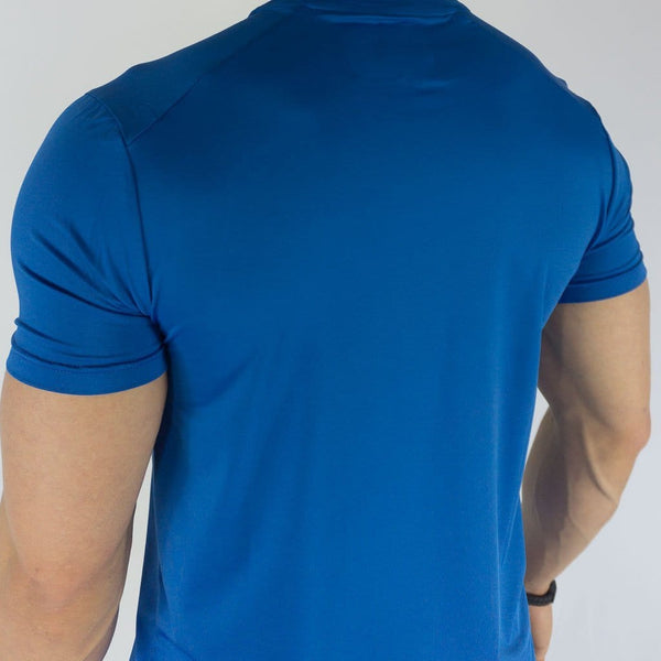 Signature Compression Tee - Sweat Industry Apparel Electric Blue Back