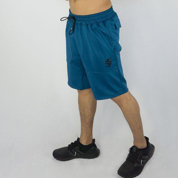 Training Shorts - Sweat Industry Apparel Olympic Blue Front