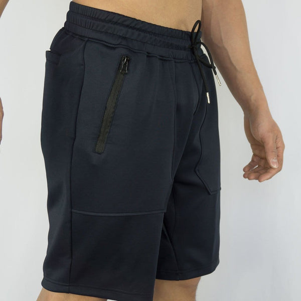 Training Shorts - Sweat Industry Apparel Navy Blue Side