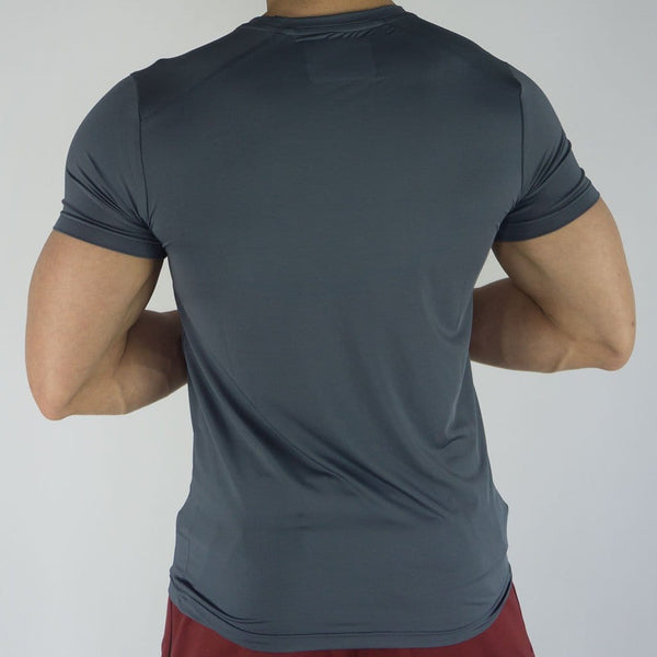 Signature Compression Tee - Sweat Industry Apparel Carbon Back