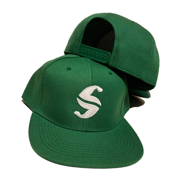 Classic Snap Back - Sweat Industry Apparel Green/|White Front