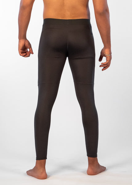 Men's Power Compression Pants - Sweat Industry Apparel Carbon Back