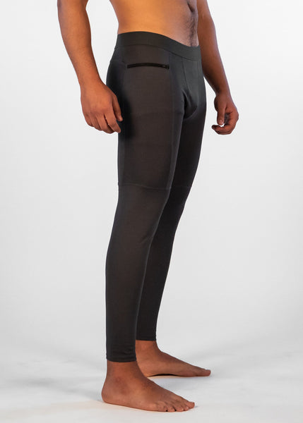 Men's Power Compression Pants - Sweat Industry Apparel Carbon Side