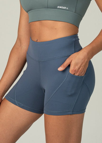 Vital Shorts - Sweat Industry Apparel  Azure Side