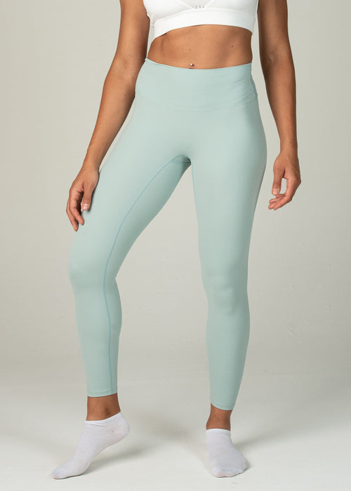 Ethereal 2.0 7/8 Leggings - Sweat Industry Apparel Pastel Green Front
